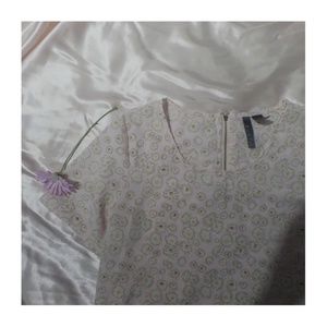 daisy floral crew neck top